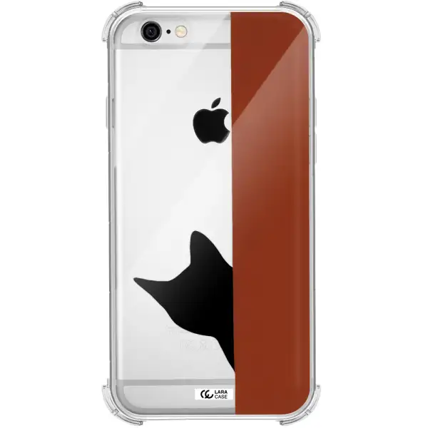 Black Cat Apple iPhone 6 Clear PC Case