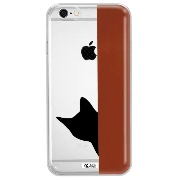 Black Cat Apple iPhone 6 Clear TPU Case