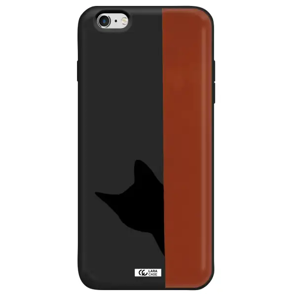 Black Cat Apple iPhone 6 plus Silicone black Case