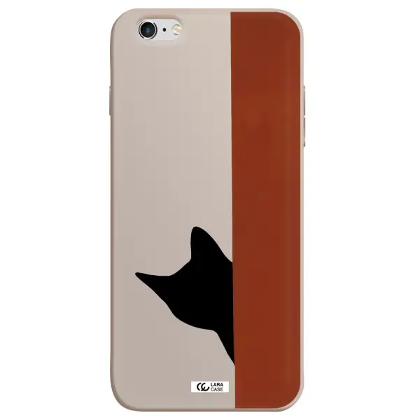 Black Cat Apple iPhone 6 s plus Silicone Stone Case