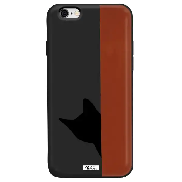 Black Cat Apple iPhone 6 Silicone black Case