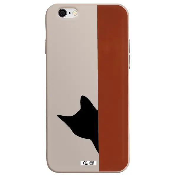 Black Cat Apple iPhone 6 Silicone Stone Case