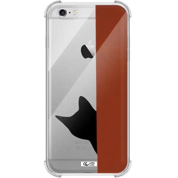 Black Cat Apple iPhone 6S Clear PC Case