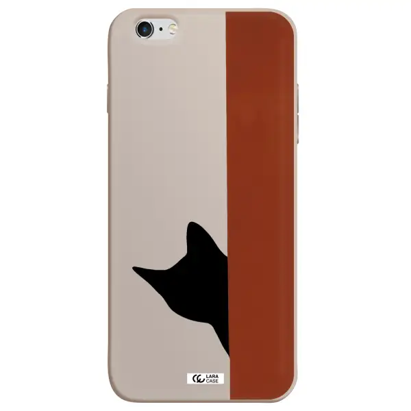 Black Cat Apple iPhone 6S Silicone Stone Case