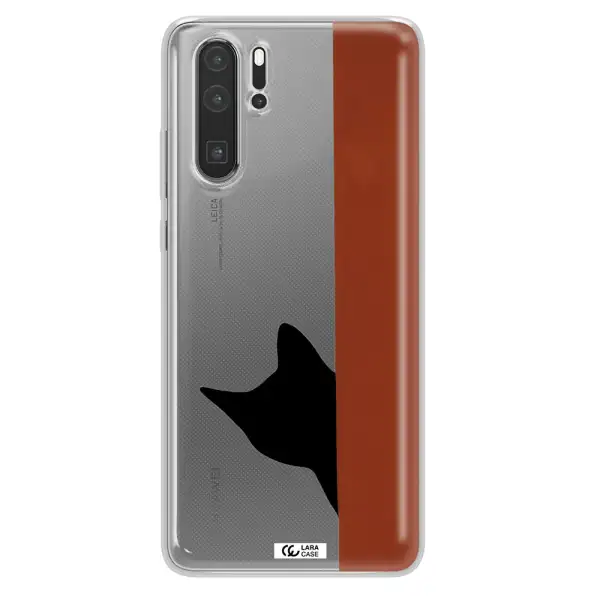 Black Cat Huawei P30 Pro Clear TPU Case