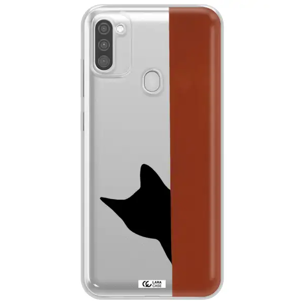Black Cat Samsung M11 Clear TPU Case
