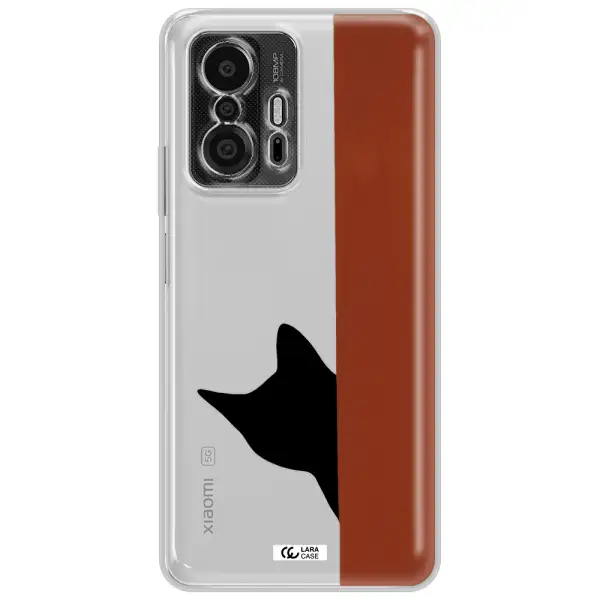 Black Cat Xiaomi 11T Pro Clear Tpu Case