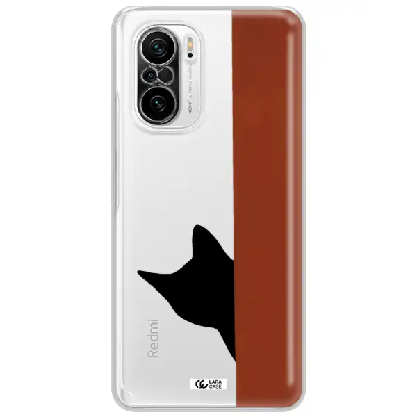 Black Cat Xiaomi Poco F3 Clear Tpu Case