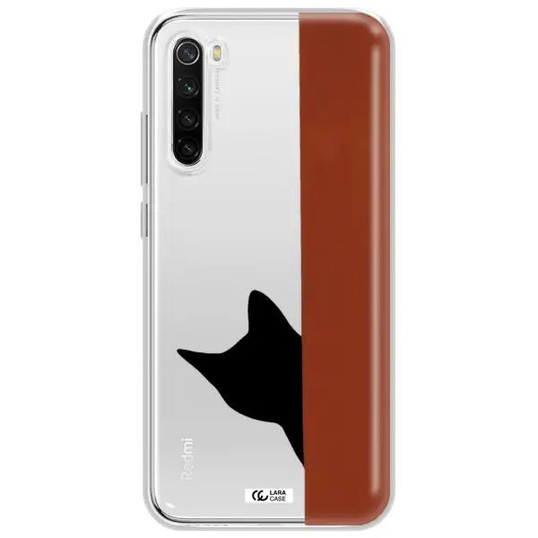 Black Cat Xiaomi Redmi Note 8T Clear Tpu Case