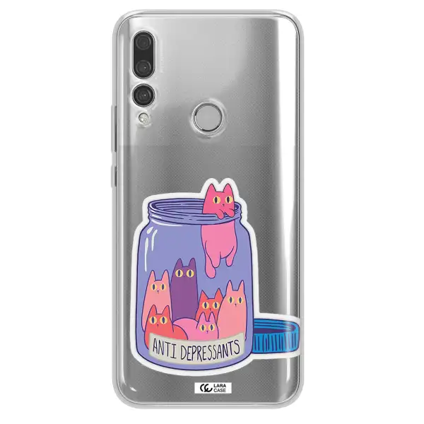 Anti Depressants Cats Huawei Y9 Prime 2019 Clear TPU Case
