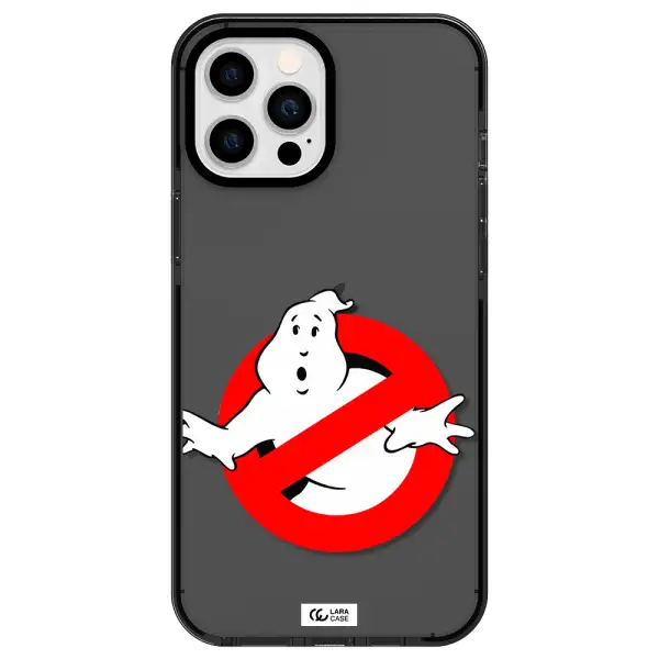 Entry Of Ghosts Is Prohibited Apple iPhone 12 pro max impact Smoke Black Case