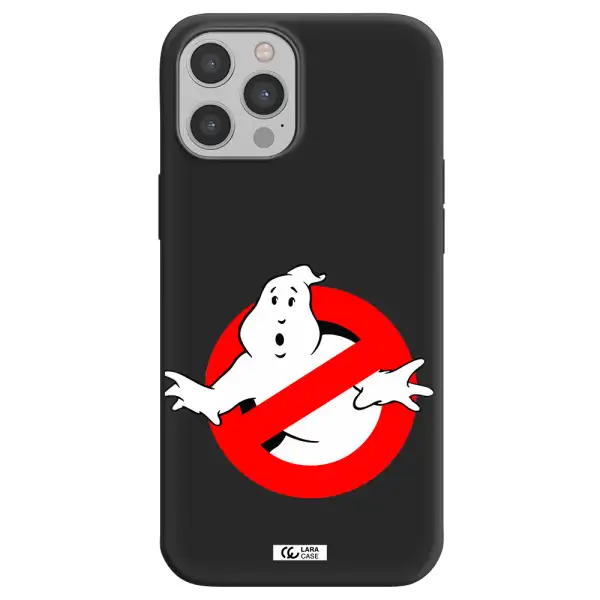 Entry Of Ghosts Is Prohibited Apple iPhone 12 pro max Silicone black Case