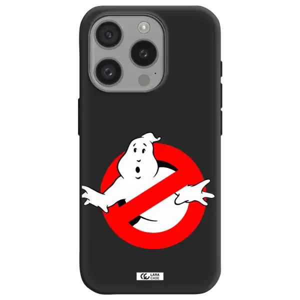 Entry Of Ghosts Is Prohibited Apple Iphone 15 Pro Silicone Black Case