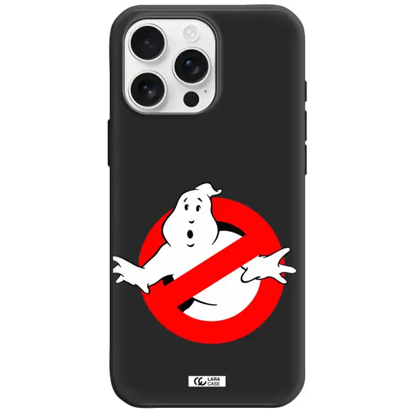 Entry Of Ghosts Is Prohibited Apple Iphone 16 Pro Max Silicone Black Case