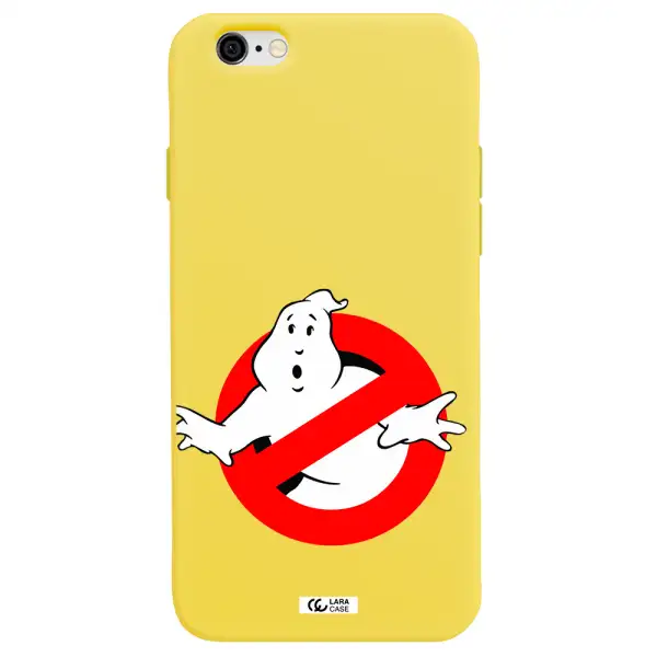 Entry Of Ghosts Is Prohibited Apple iPhone 6 Silicone canary yellow Case