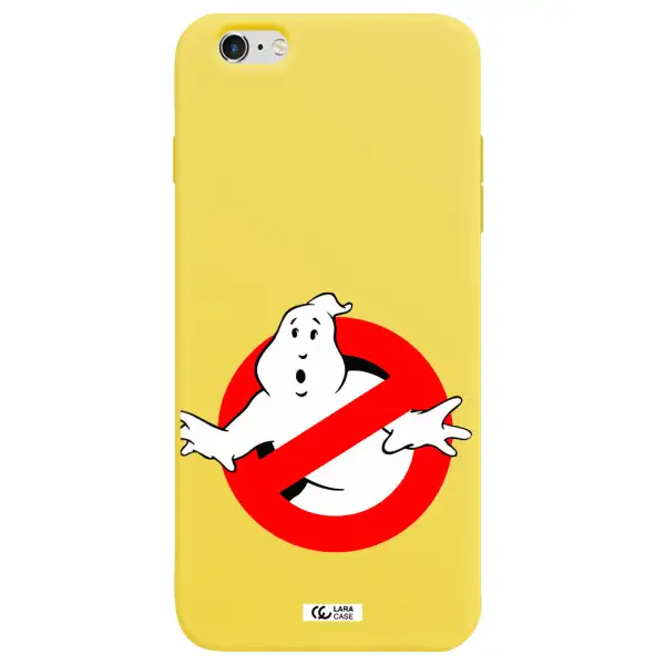 Entry Of Ghosts Is Prohibited Apple iPhone 6S Silicone canary yellow Case