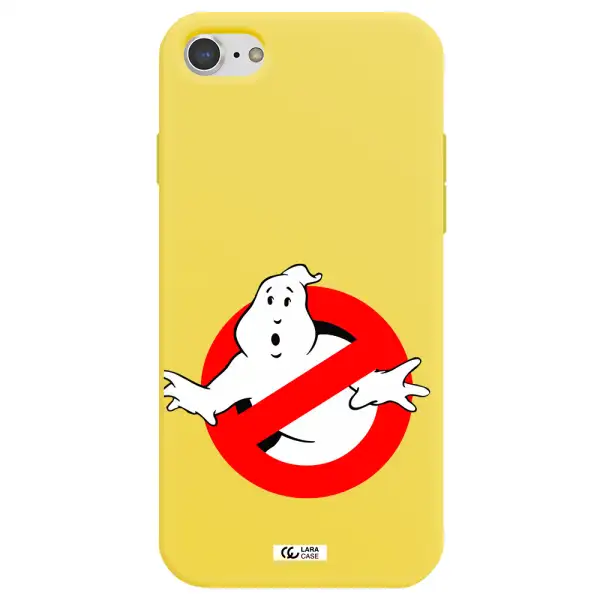 Entry Of Ghosts Is Prohibited Apple iPhone 7 Silicone canary yellow Case