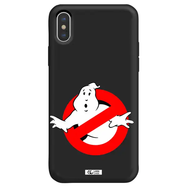 Entry Of Ghosts Is Prohibited Apple iPhone X Silicone black Case
