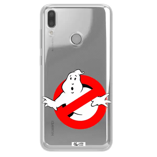 Entry Of Ghosts Is Prohibited Huawei Y7 2019 Clear TPU Case