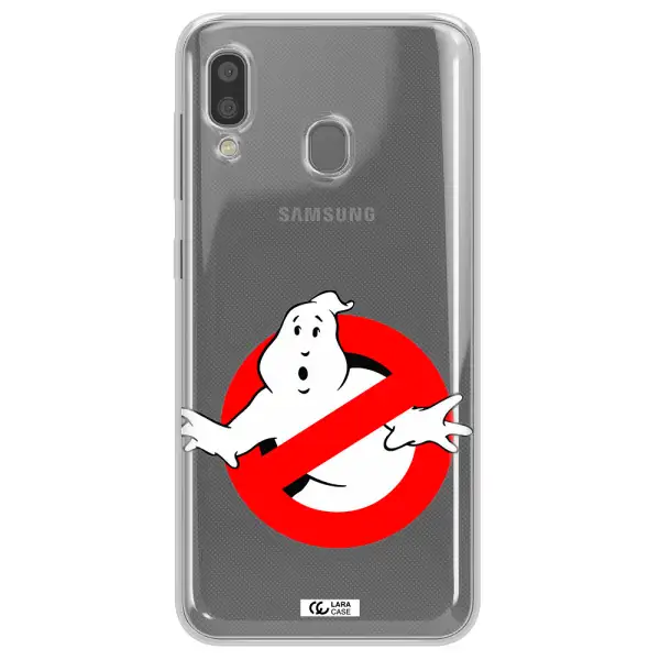 Entry Of Ghosts Is Prohibited Samsung A20 Clear TPU Case
