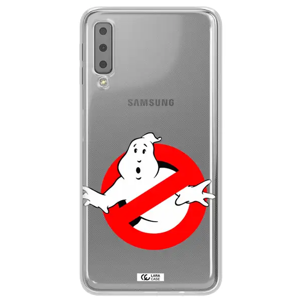 Entry Of Ghosts Is Prohibited Samsung A7 2018 Clear TPU Case