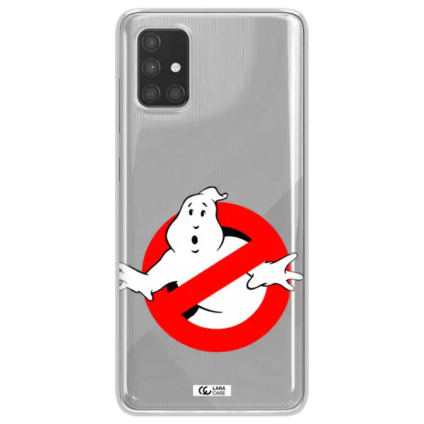 Entry Of Ghosts Is Prohibited Samsung A71 Clear TPU Case