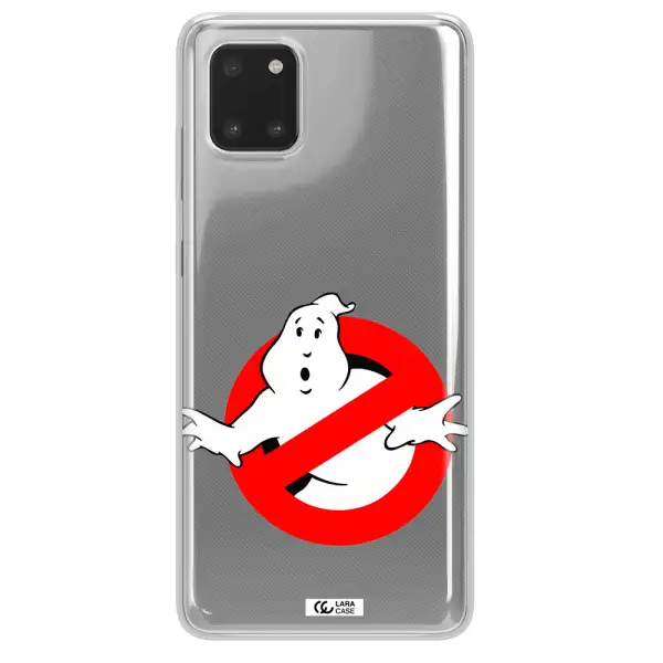 Entry Of Ghosts Is Prohibited Samsung A81 Clear TPU Case