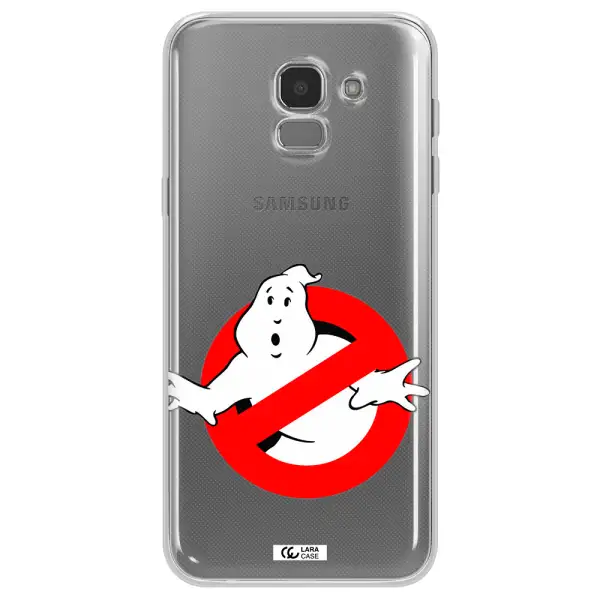 Entry Of Ghosts Is Prohibited Samsung J6 Clear TPU Case