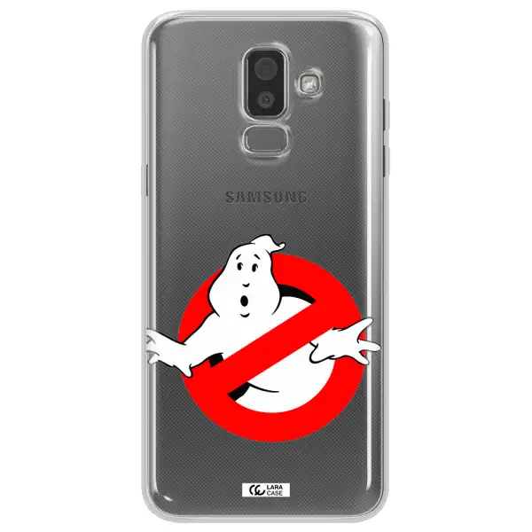 Entry Of Ghosts Is Prohibited Samsung J8 Clear TPU Case
