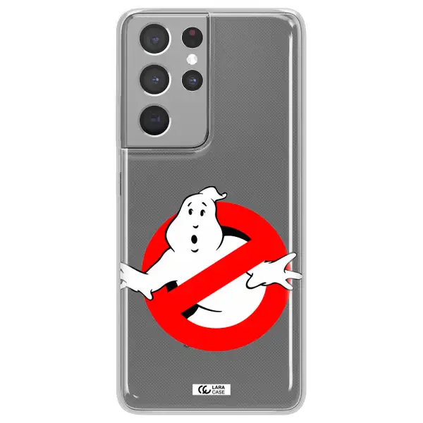 Entry Of Ghosts Is Prohibited Samsung S21 Ultra Clear TPU Case