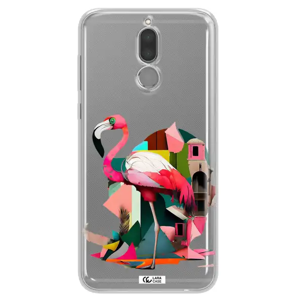 Flamingo Collage Huawei Mate 10 Lite Clear TPU Case