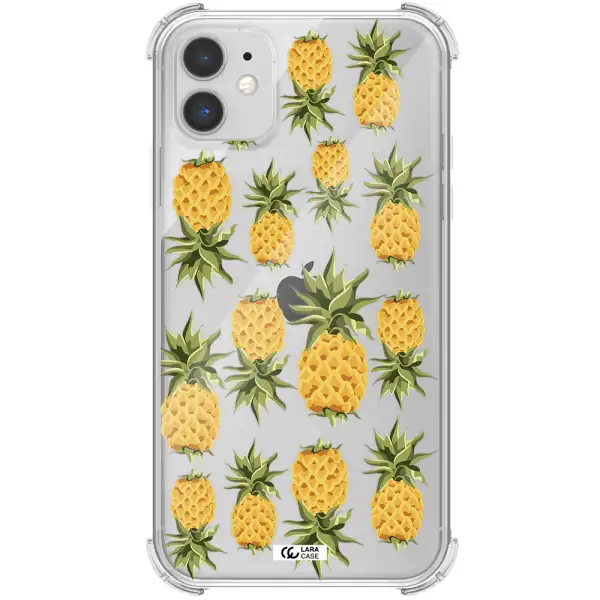 Pineapples Apple iPhone 11 Clear PC Case