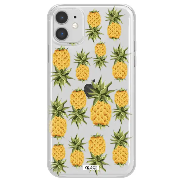 Pineapples Apple iPhone 11 Clear TPU Case