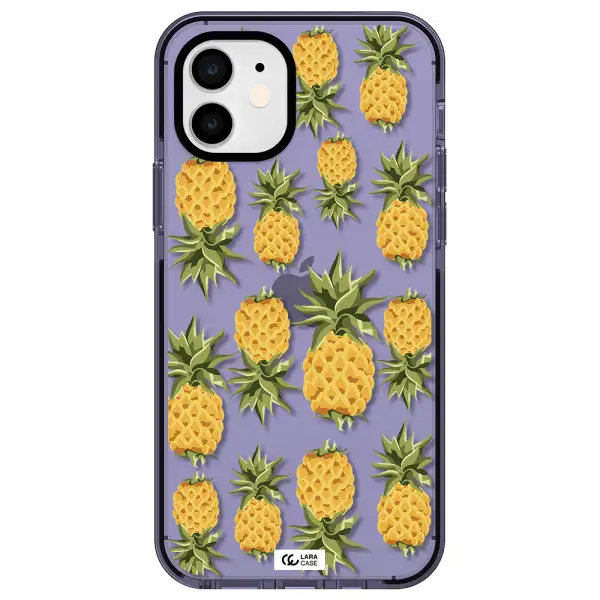 Pineapples Apple iPhone 11 impact Lilac Case