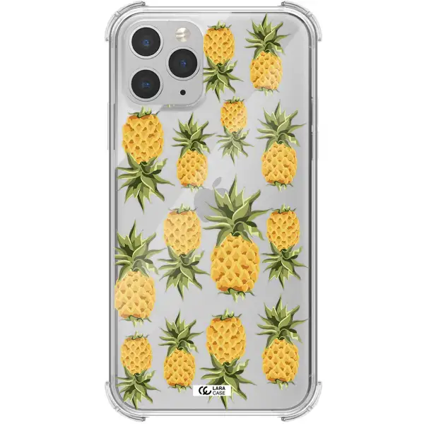 Pineapples Apple iPhone 11 pro max Clear PC Case