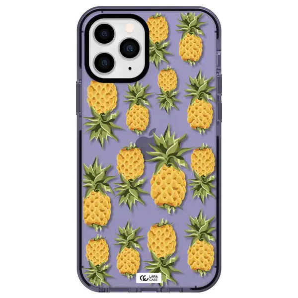 Pineapples Apple iPhone 11 pro max impact Lilac Case