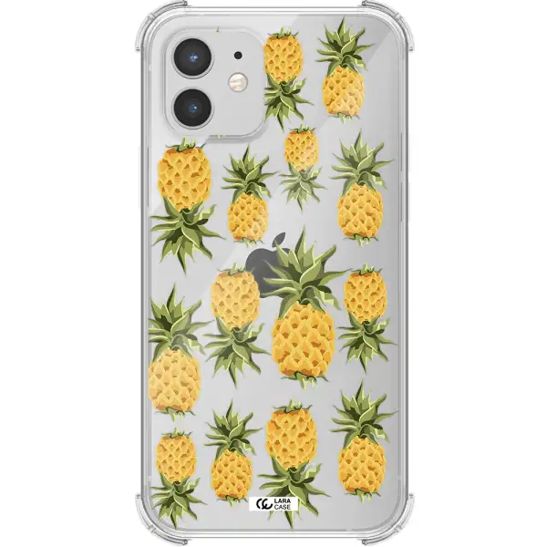 Pineapples Apple iPhone 12 mini Clear PC Case