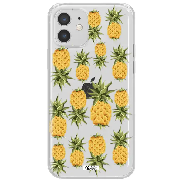 Pineapples Apple iPhone 12 mini Clear TPU Case