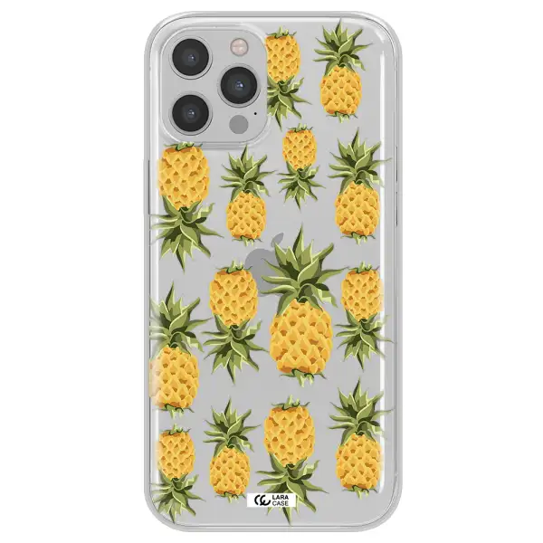 Pineapples Apple iPhone 12 pro Clear TPU Case