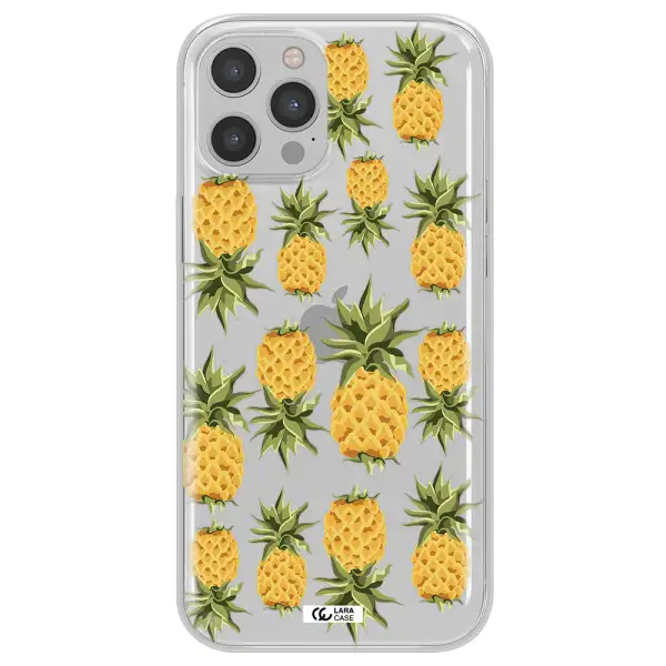 Pineapples Apple iPhone 12 pro max Clear TPU Case