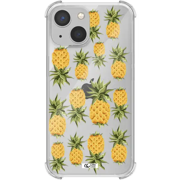 Pineapples Apple iPhone 13 mini Clear PC Case