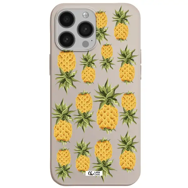 Pineapples Apple iPhone 13 Pro Max Silicone Stone Case