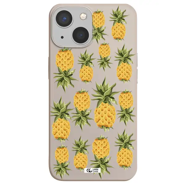 Pineapples Apple iPhone 13 Silicone Stone Case