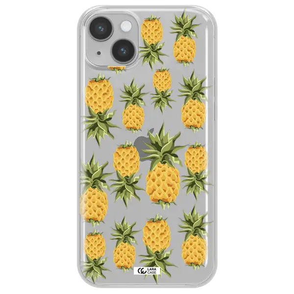 Pineapples Apple iPhone 14 Clear TPU Case