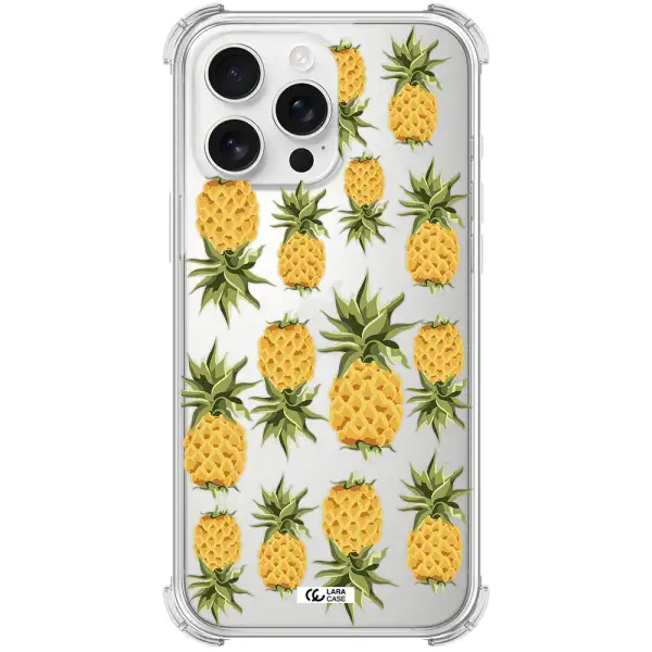 Pineapples Apple Iphone 16 Pro Max Clear Pc Case