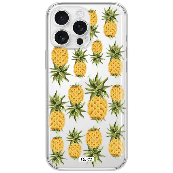 Pineapples Apple Iphone 16 Pro Max Clear Tpu Case