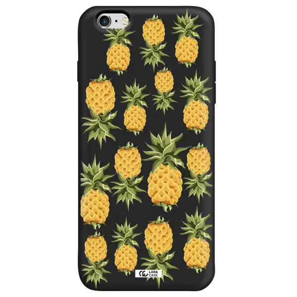 Pineapples Apple iPhone 6 plus Silicone black Case