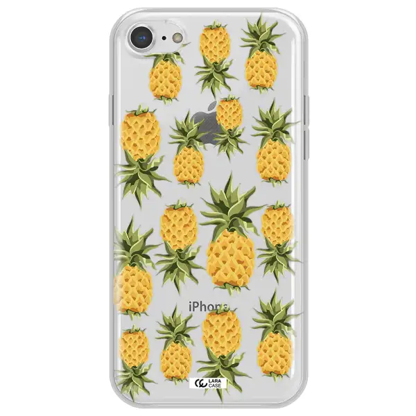 Pineapples Apple iPhone 8 Clear TPU Case