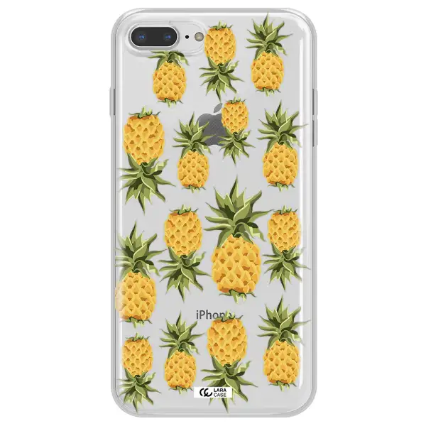 Pineapples Apple iPhone 8 plus Clear TPU Case