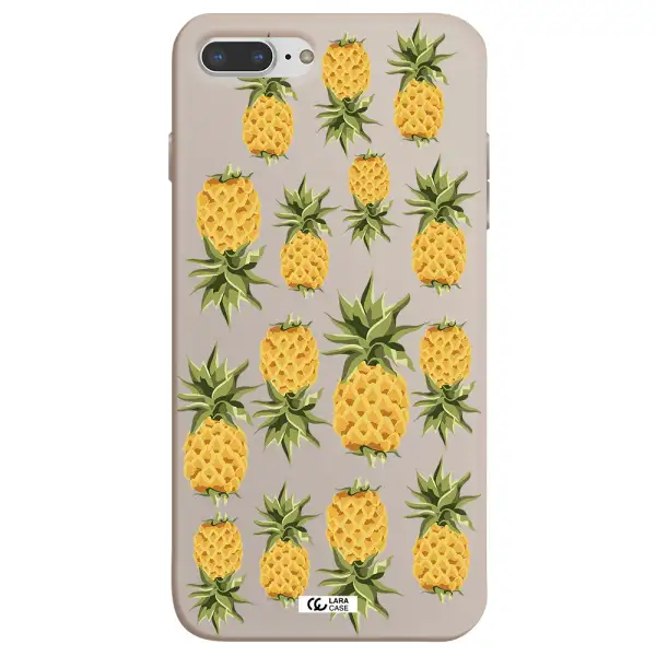 Pineapples Apple iPhone 8 plus Silicone Stone Case